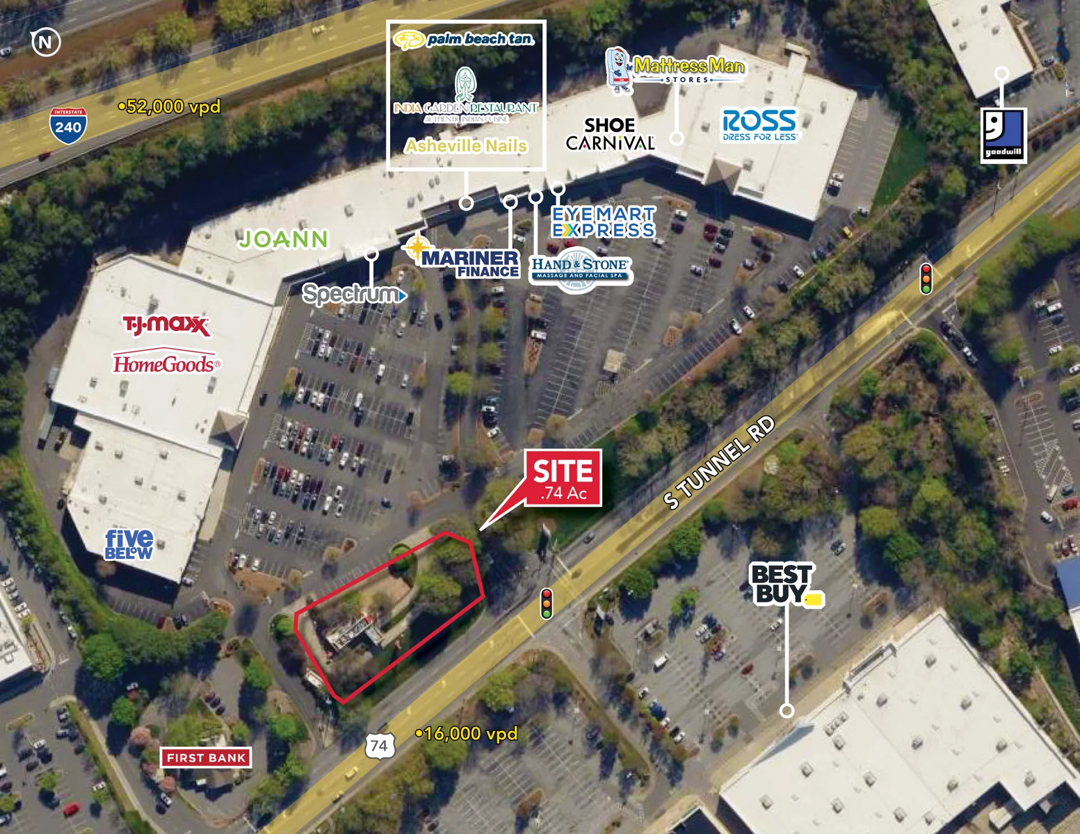 Overlook Village Outlot — Lease in Asheville, NC, photo 2 of 3