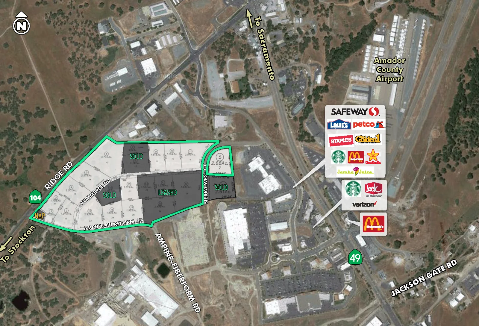 Sierra West Business Park - land in Sutter Creek, CA