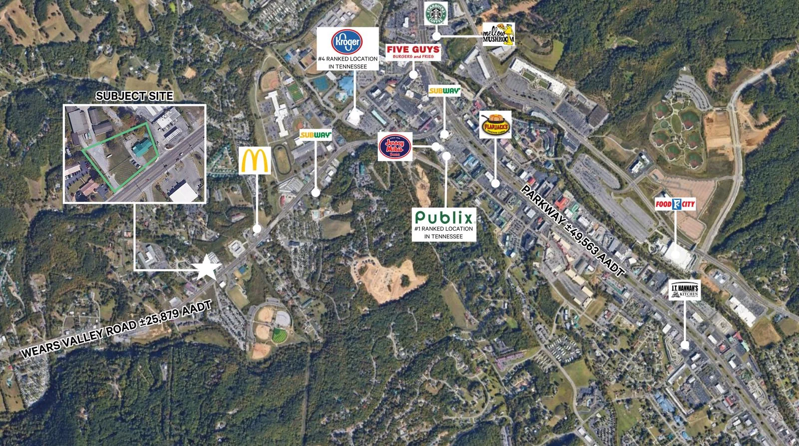 Land in Pigeon Forge, TN — Lease in Pigeon Forge, TN, photo 1 of 1