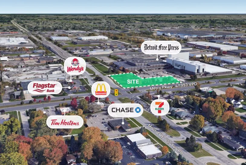 Land in Sterling Heights, MI — Lease in Sterling Heights, MI, photo 1 of 1