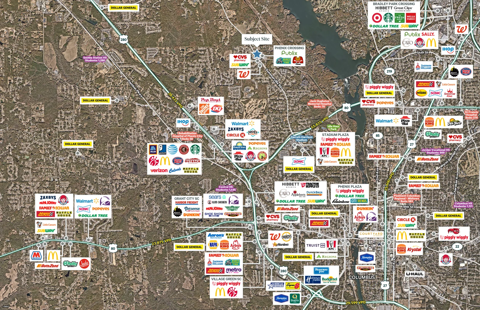 Publix –Anchored Outparcel Available — Sale in Phenix City, AL, photo 2 of 2