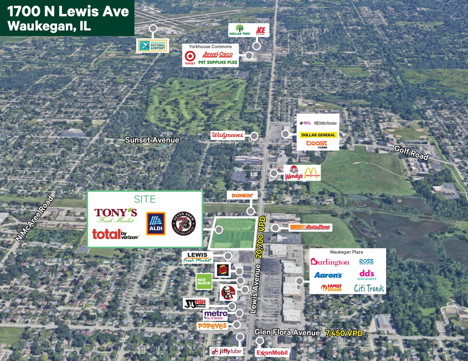 1700 N. Lewis Ave. — Lease in Waukegan, IL, photo 2 of 4
