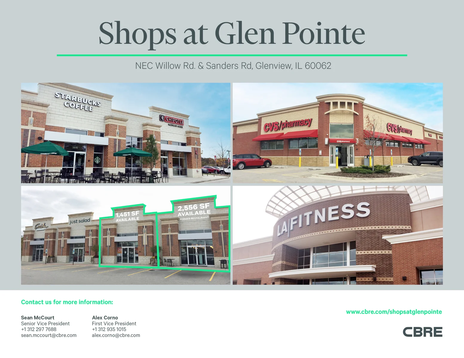 Shops at Glen Pointe — Lease in Northbrook, IL, photo 2 of 8