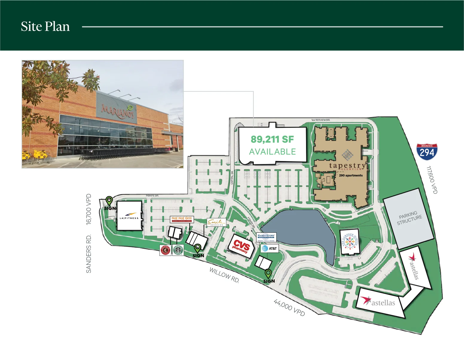 Former Mariano’s Grocery Store — Lease in Northbrook, IL, photo 4 of 5