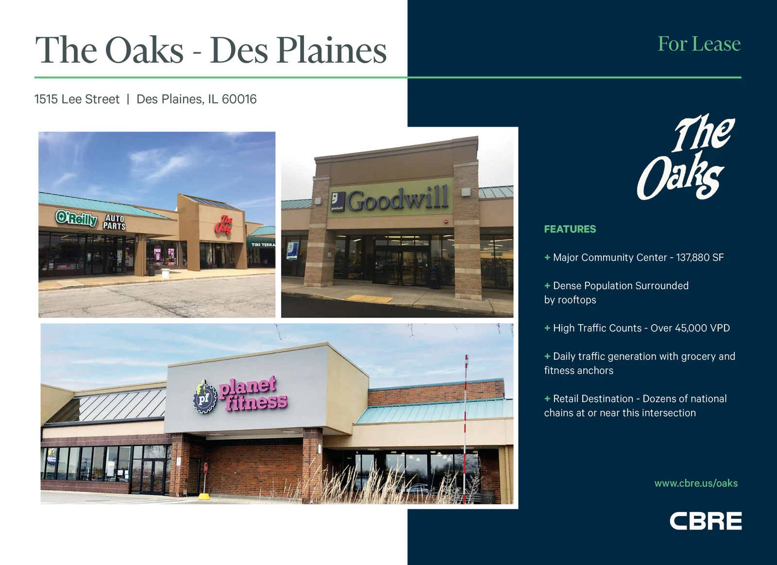 The Oaks Shopping Center — Lease in Des Plaines, IL, photo 1 of 5